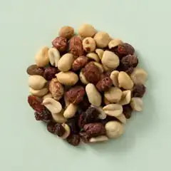Snackmix pinda & rozijn (300 gram stazak)